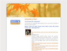 Tablet Screenshot of nimro.com
